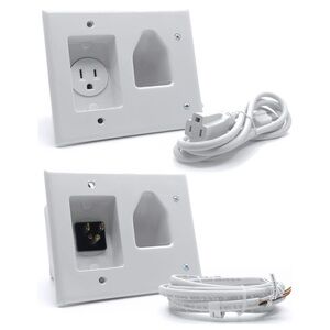 In-Wall Cable Management Kit:‎ Advanced TV Cable Hider Wall Kit